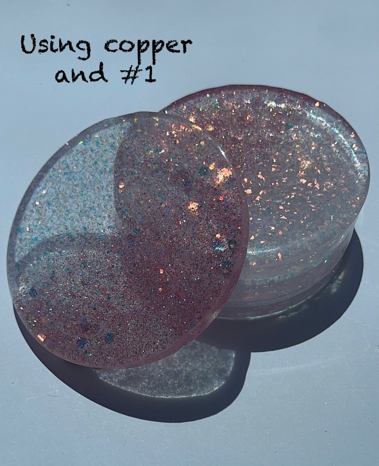 Two-toned coasters