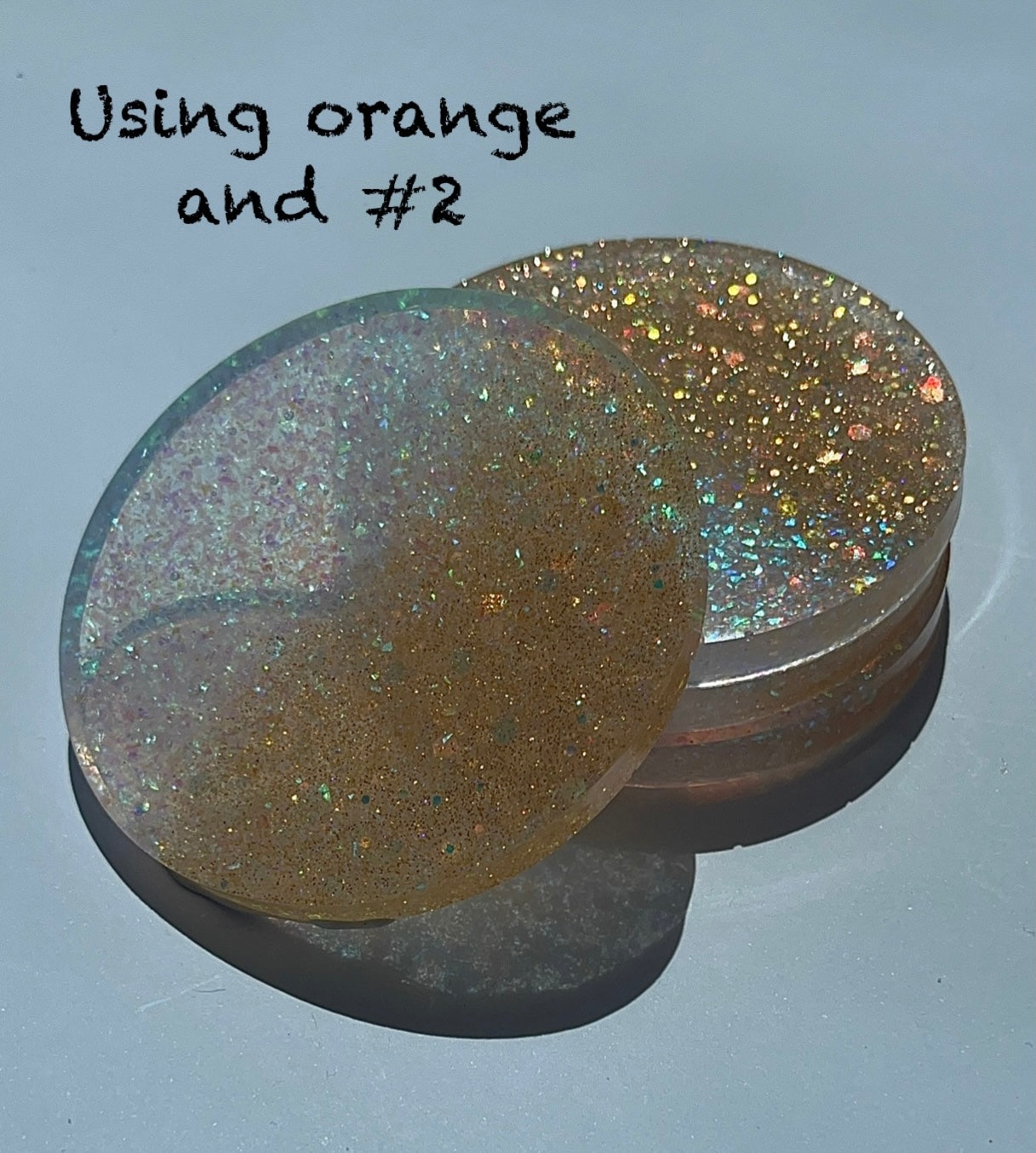 Two-toned coasters