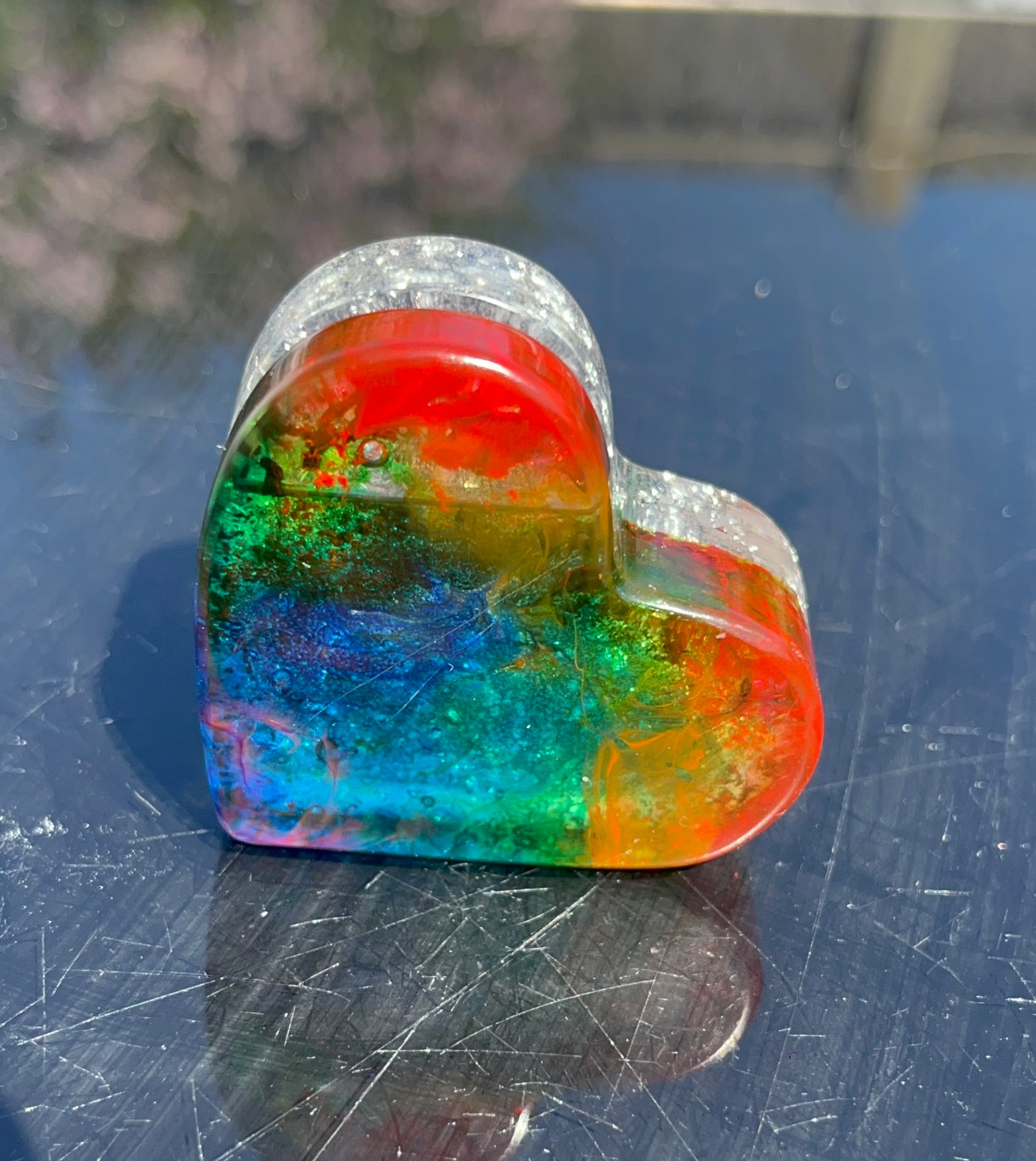Heart photo holder