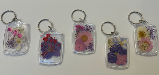 Flower keyrings