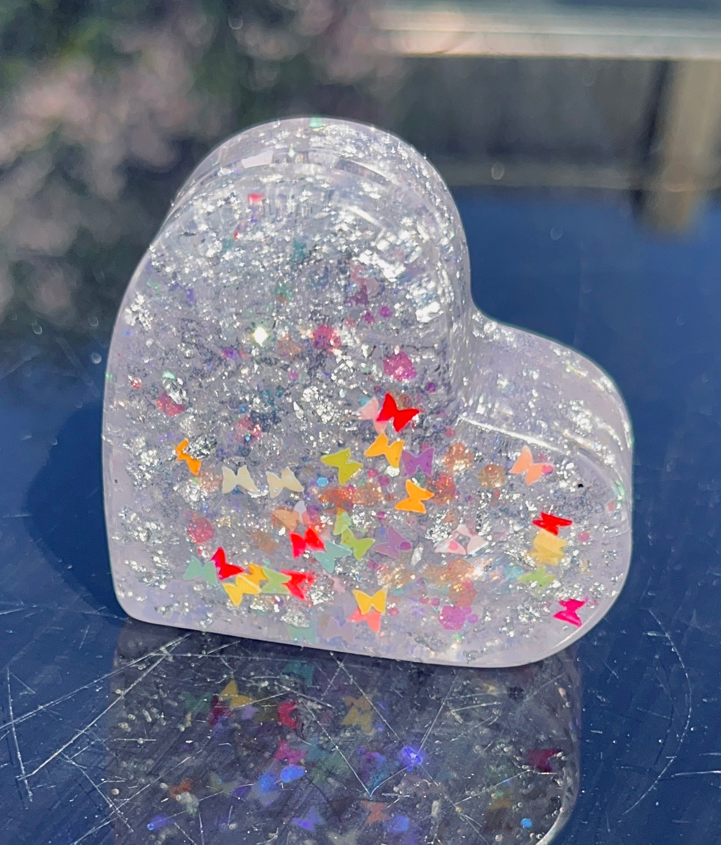 Heart photo holder